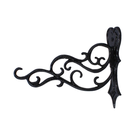 Ménsula decorativa para masetas 27 cm aluminio negro