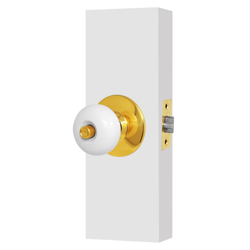 Cerradura para recámara pomo polar 17501 Ashico