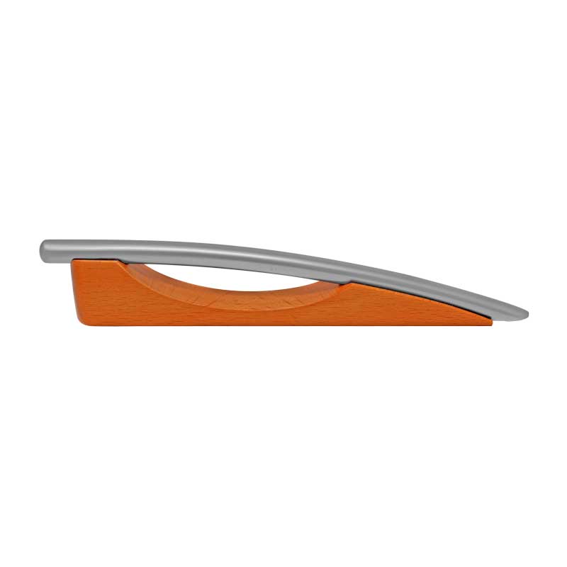 Jaladera lanza niquel satinado 128 mm 291 Ashico