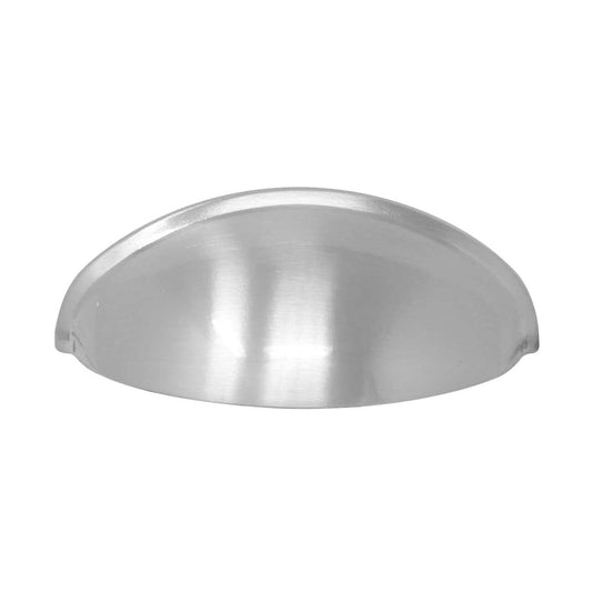 Jaladera Concha Dos 64 mm níquel satinado cepillado 3888 Ashico
