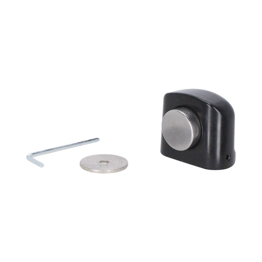 Fija puertas magnético negro mate 31 mm CHAMP 80012 Ashico