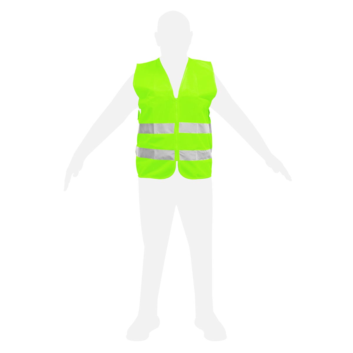 Chaleco supervisor poliéster amarillo 8CPOL-200AMAR-C Infra