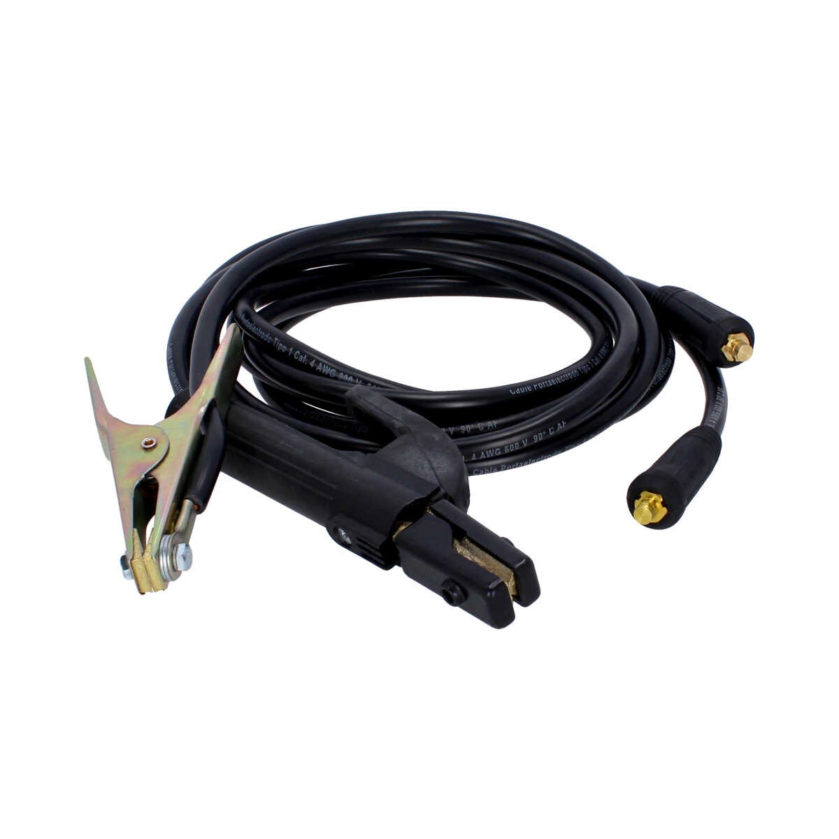 Kit de cables para inversor soldador 3/8" x 10 metros de uso industrial