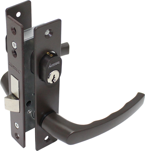 Cerradura Perfil Angosto 639 CD Negro Austral