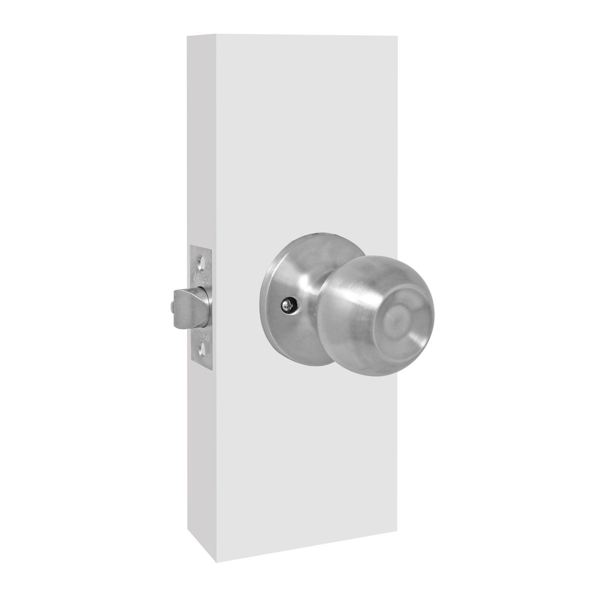 Cerradura de perilla para entrada principal satín 3009-0255-08 Soprano