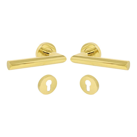 Conjunto Manija TROMS acero inoxidable latón brillante 9-0302-33 Soprano