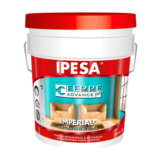 Pintura vinil acrílica Blanca 1 litro Ferre Advance Pro 800 IPESA