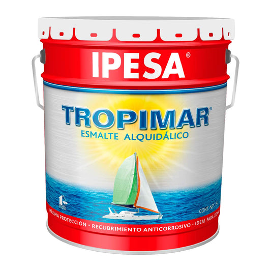 Esmalte alquidálico blanco 250 ml Tropimar 1000 IPESA