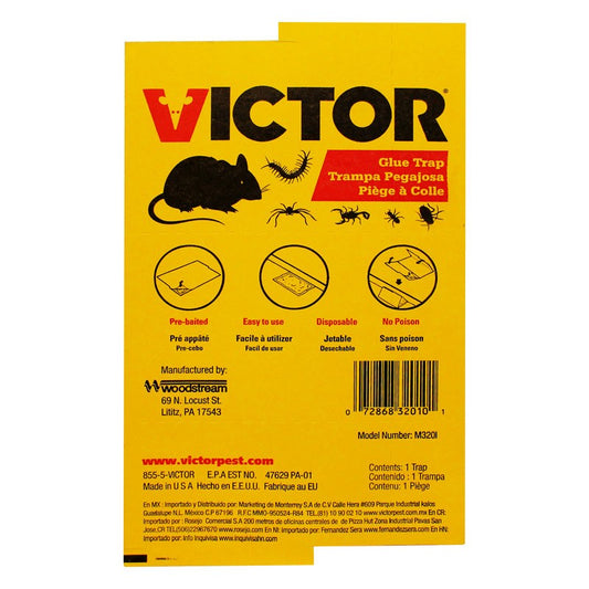 Ratonera chica con pegamento M320i Victor