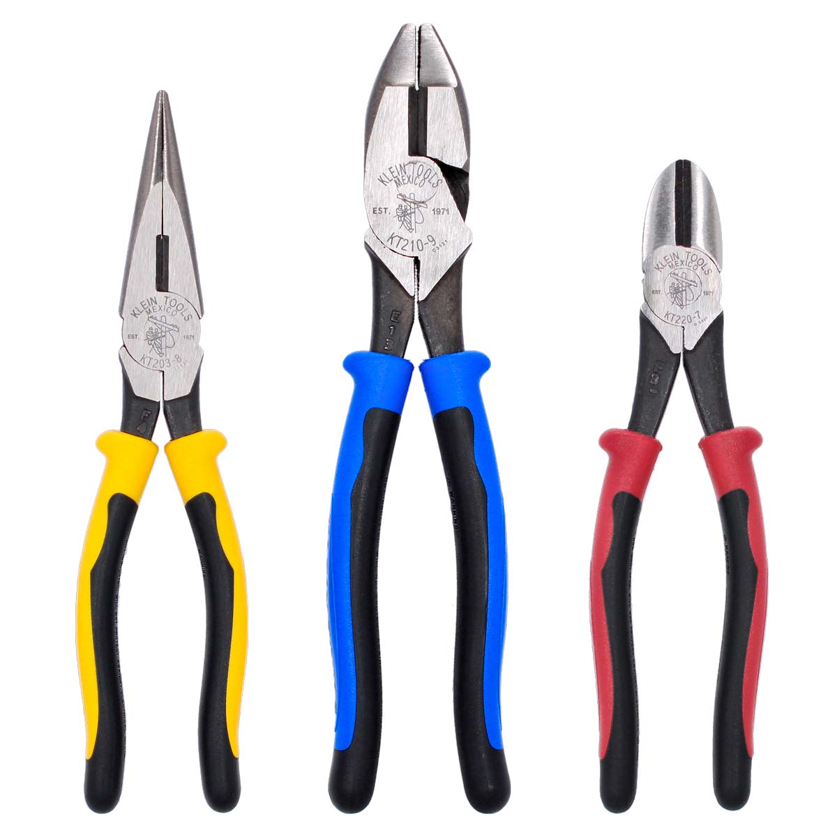 Set pro de 3 pinzas para electricista KTM0005 Klein Tools