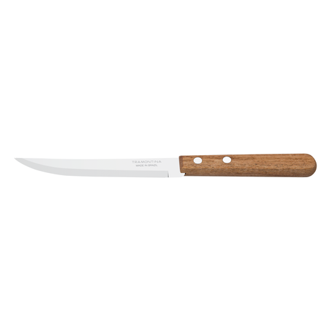 Cuchillo de acero inoxidable mango madera liso 2212-5 Tramontina
