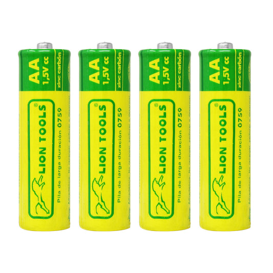 Pilas zinc carbono "AAA" 0758 Lion Tools