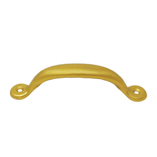 Jaladera para mueble latonada 125 mm Mañon