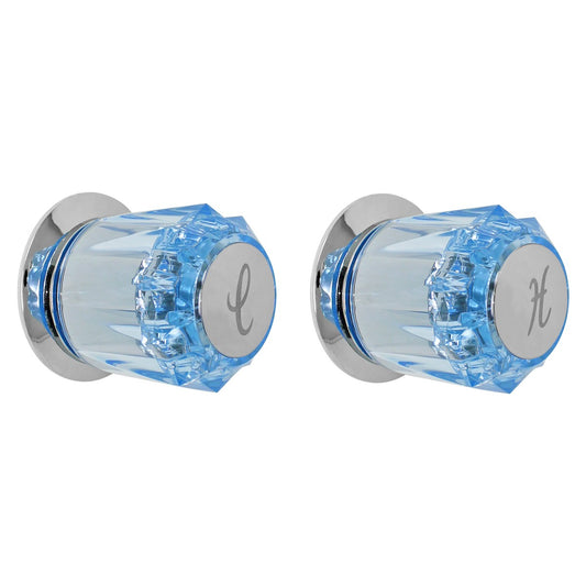Juego de manerales de acrílico para regadera Azul FS-70077-A Feniex