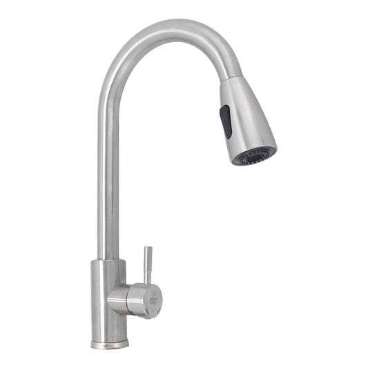 Mezcladora retráctil monomando para fregadero satín SF-11501-1 Sofo