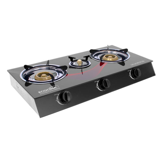 Estufa de vidrio templado con chispero QH-A3V Ecocina