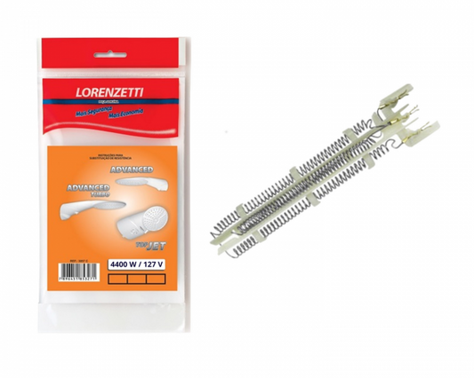 Resistencia para Regadera Eléctrica Lorenzetti Top Jet 127V
