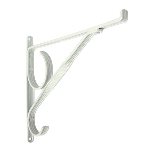 Ménsula astriada blanca 25 cm