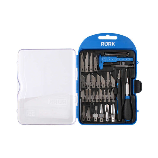 Kit de navajas tipo Exacto 35 piezas MRK-001 RORK