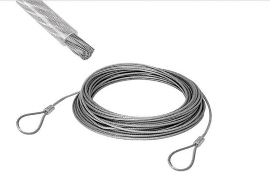 Cable de acero Galvanizado cubierto con PVC 15M 3/32 13915 Adir