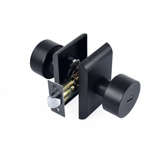 CERRADURA DE PERILLA P/BAÑO SANTA FE NEGRO 89561 YALE