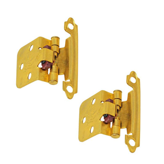 Bisagra de parche latón brillante E2603 Handy Home