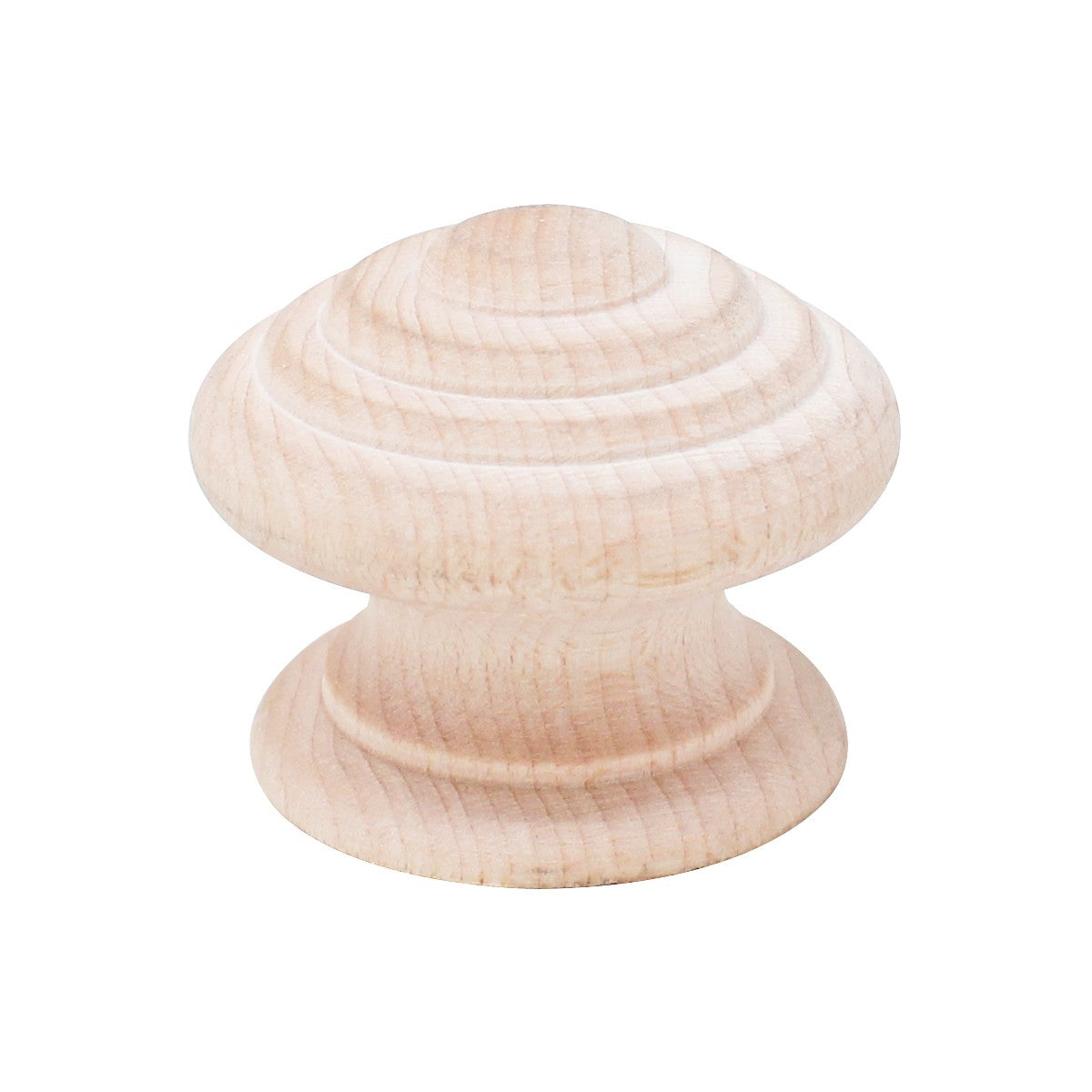 Jaladera botón concéntrico de madera maple grande B30222 Organización MZ