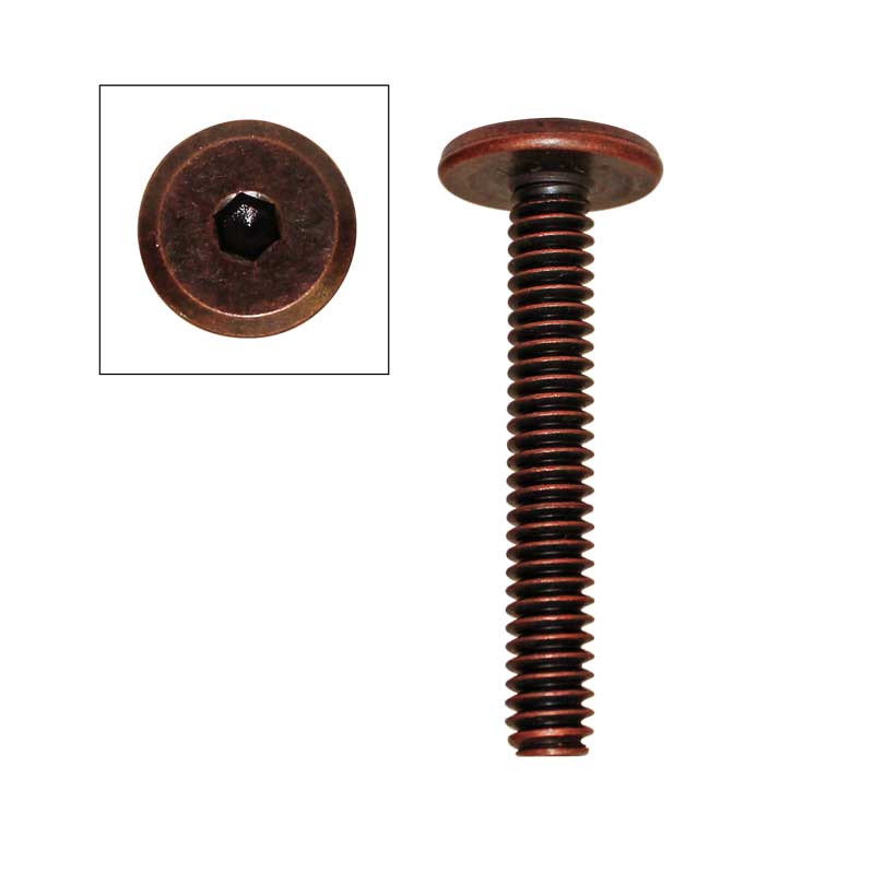 Tornillo conector cobre antiguo 40 mm Organización MZ