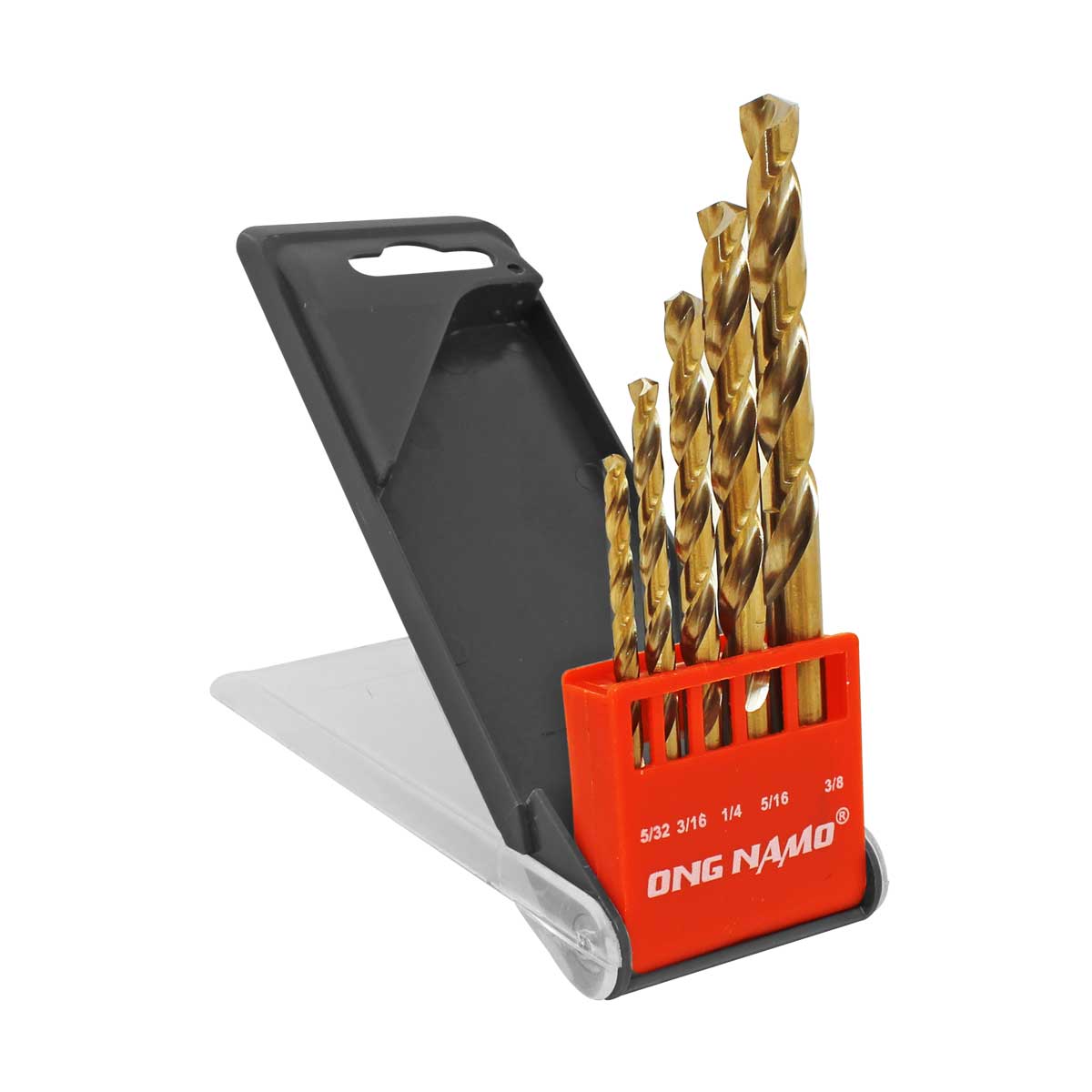 Set de brocas HSS para metal 5 piezas 5002 ONG NAMO