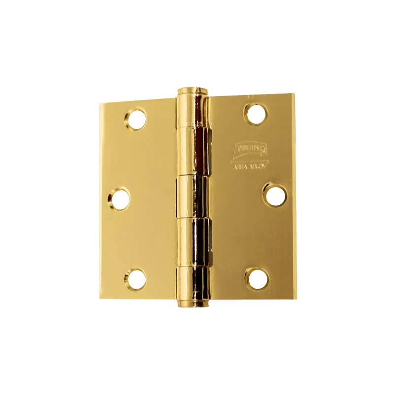 Bisagra arquitectónica 3 1/2" latón brillante 635 Phillips