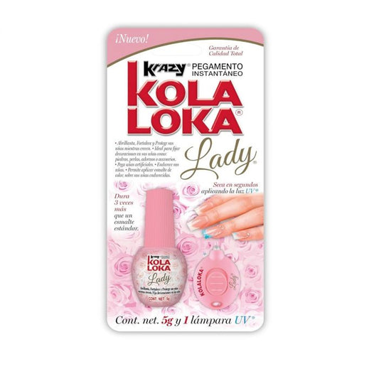 Pegamento Instantáneo Para Uñas Lady 5g Kola Loka