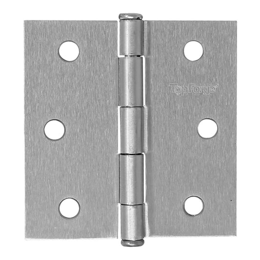 Bisagras 3" x 3" cromo mate 2 piezas PF0119 Top Forge
