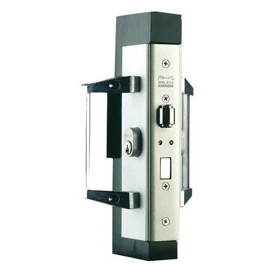 Cerradura tipo vaiven de doble acción aluminio natural 525 DC Phillips