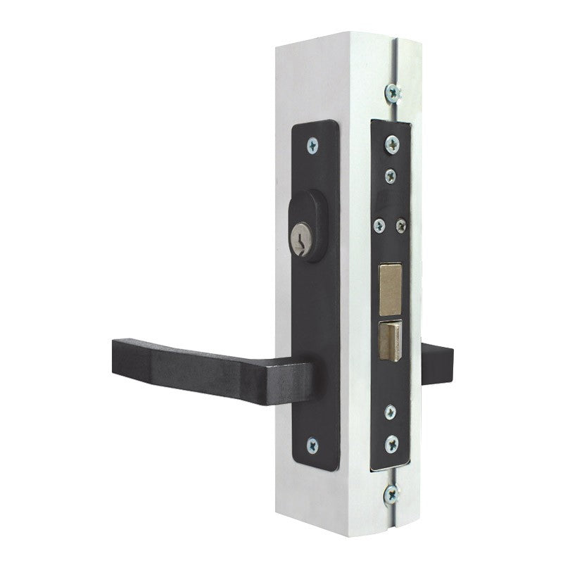 Cerradura para puerta residencial aluminio negro 550 Phillips