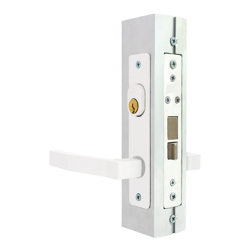 Cerradura para puerta residencial aluminio blanco 550 Phillips