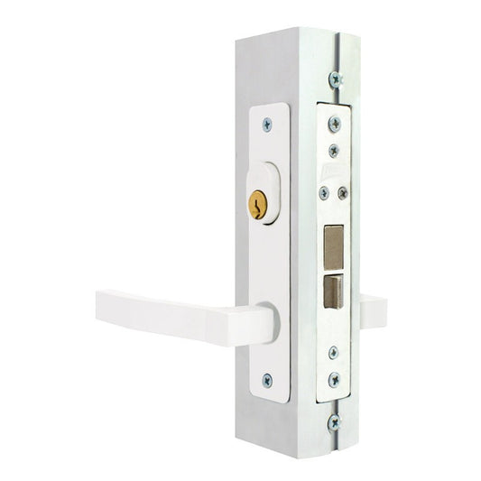 Cerradura para puerta residencial aluminio blanco 550 Phillips