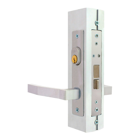 Cerradura para puerta residencial aluminio anodizado 550 Phillips