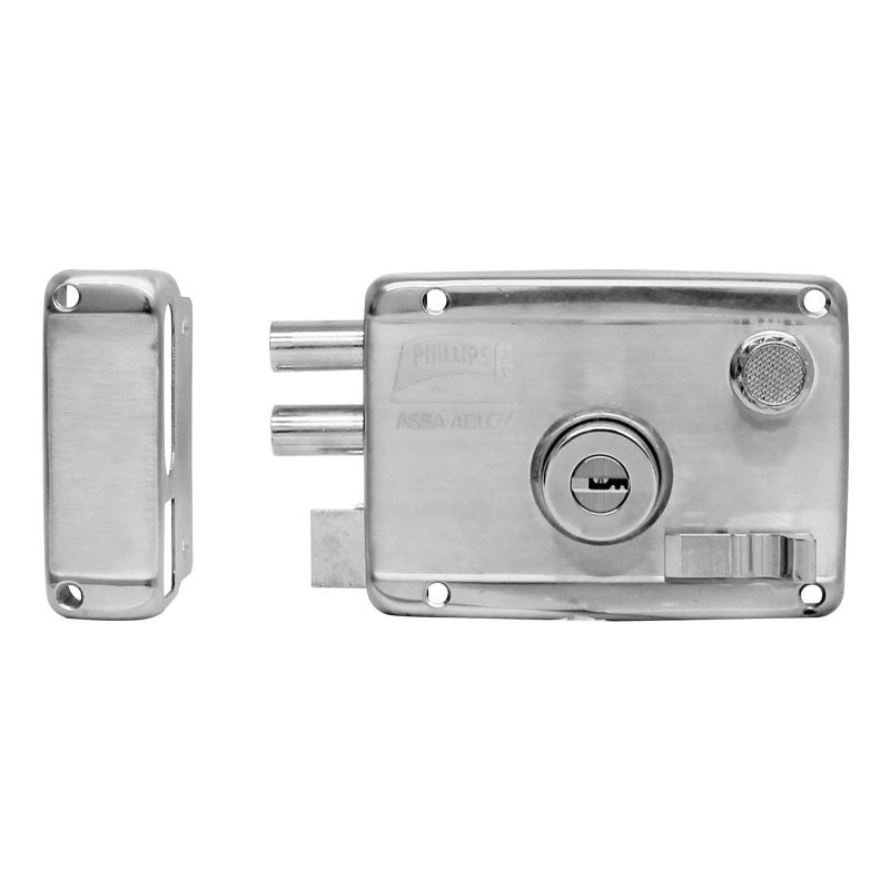 Cerradura de sobreponer izquierda tráfico pesado HS-4100-AS Phillips