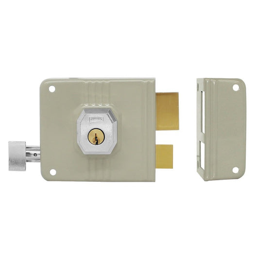 Cerradura de sobreponer derecha tráfico pesado 675 Phillips