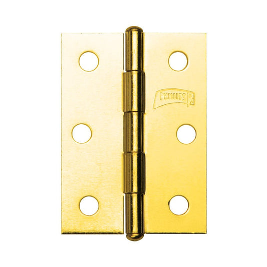 Bisagra rectangular 1-13/16" x 2-1/2" latón brillante 125 E Phillips