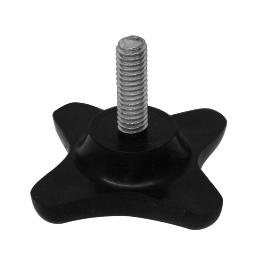 Perilla estrella 1 1/2" con cuerda 5/16" x 1/2" Sanmon