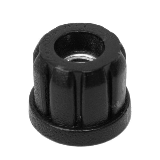 Regatón para tubo redondo diámetro 1" con cuerda 3/8" Sanmon