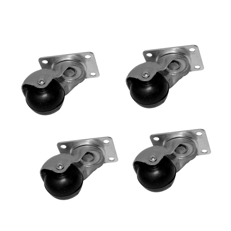 Rodaja de bola giratoria 31 mm con placa