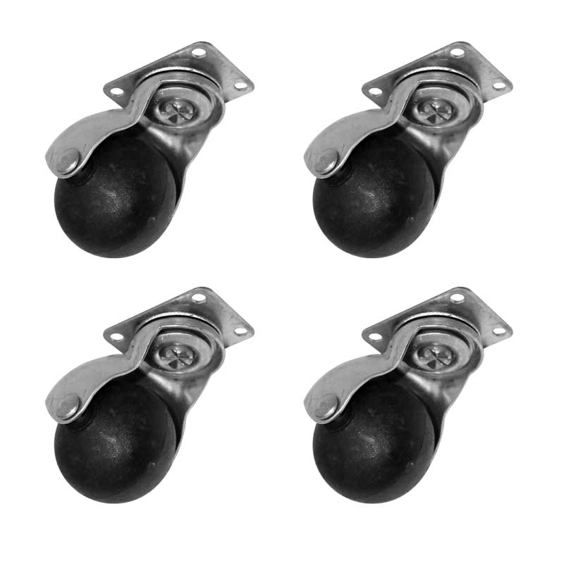 Rodaja de bola giratoria 51 mm con placa