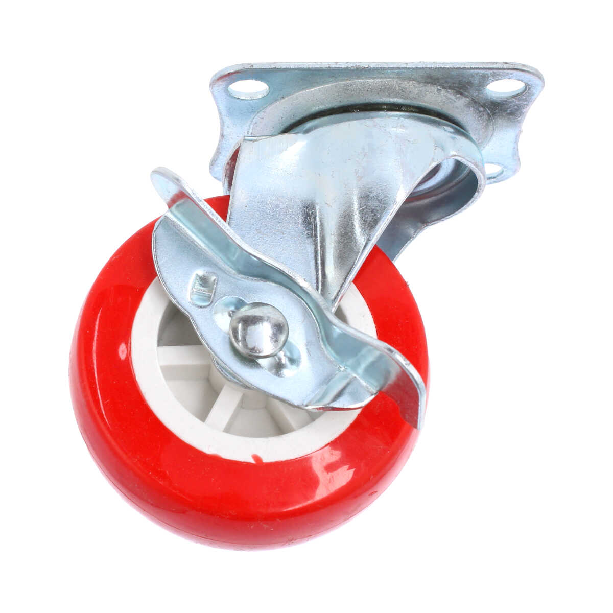 Rodaja placa giratoria con freno 3" 14039 Rodamil