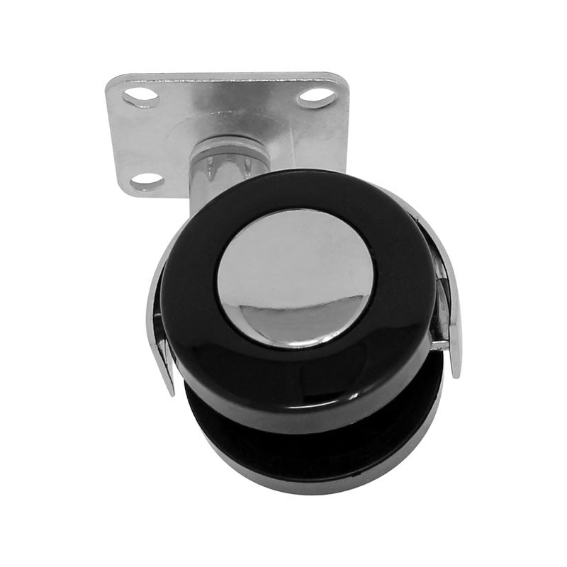 Rodaja tipo yoyo de lujo con placa cromada 51 mm Ashico