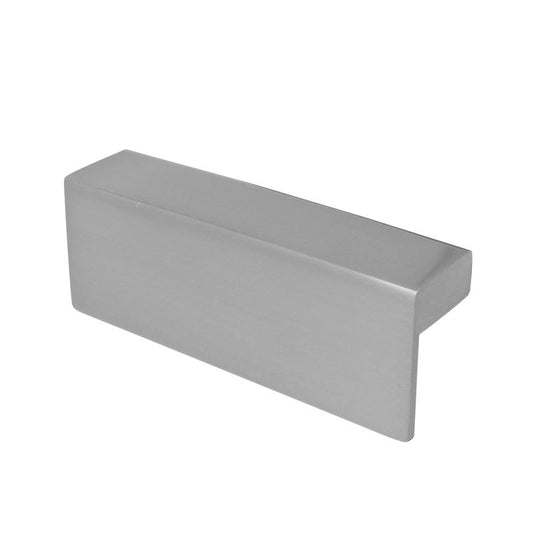 Jaladera tipo "L" Zamac cromo satinado 64 mm 79-217 Herrasa