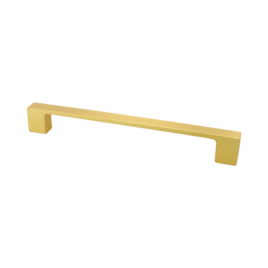 Jaladera de Aluminio 192 mm latón satinado 791-1585 Herrasa