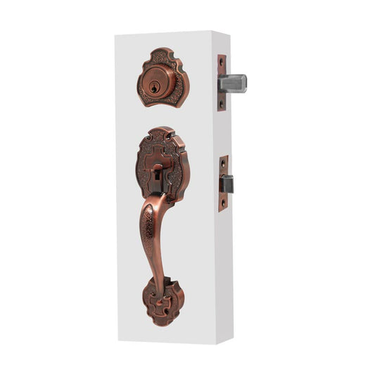 Cerradura residencial Tripoli 4191 cobre antiguo Dexter