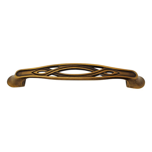 Jaladera Remolino latón europeo 128 mm 131741 Rish
